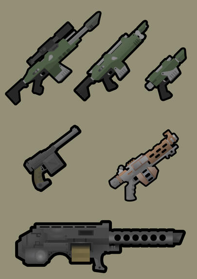 Warhammer 40K weapons